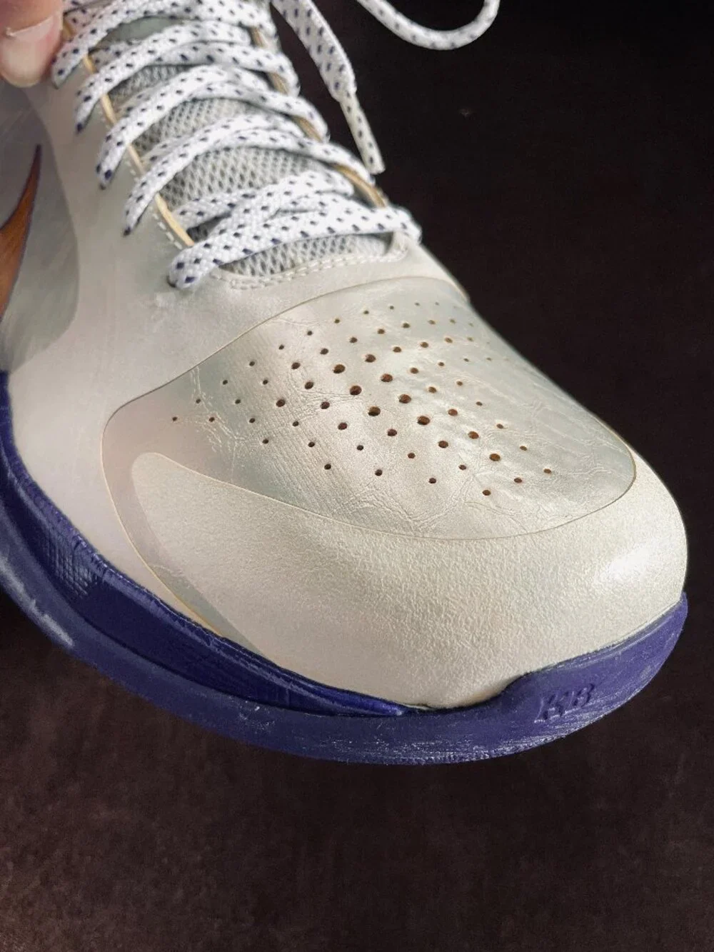 Nike Air Zoom Kobe 6 VI Lakers Away Near Deadstock Mens 13 US 47.5 EUR white
